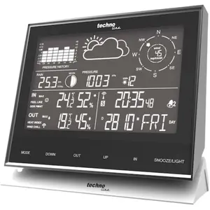 Technoline Ws1700, Wetterstation, Schwarz