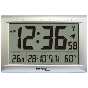 technoline Funkwanduhr WS 8009 (mit Jumbo-LCD Anzeige) günstig