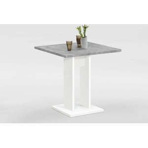 VidaXL FMD furniture Esstisch Säulentisch 70 x 70 x 75 cm weiß / Beton... günstig