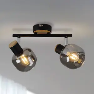 Näve Deckenleuchte 1350122 mit Rauchglas, zweiflammig günstig