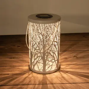 LED-Solarlaterne 5266523 mit Waldmotiv