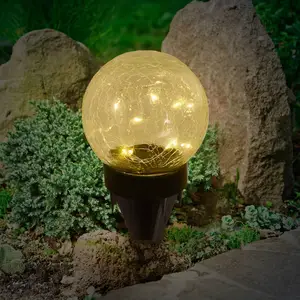 Näve LED-Solar-Dekoleuchte 5248203 aus Glas, 3er-Set günstig