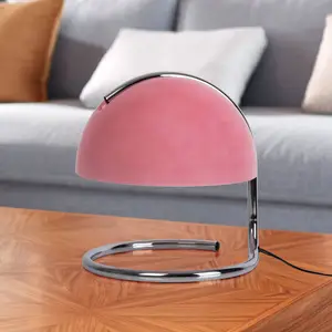 Näve Tischleuchte Burano, rosa, Höhe 25 cm, Glas/Metall, E27 günstig