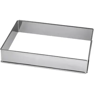 Lares Backrahmen Caro 25x46x4,7cm Edelstahl, Backform, Silber