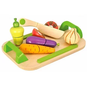 Eichhorn Spiellebensmittel Kaufladen Holz-Spielset 12-tlg. Schneideobs...