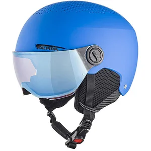 ALPINA Kinder Skihelm Zupo Visor Q-Lite blau | 51-55CM