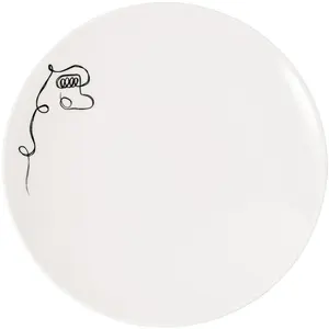 Villeroy & Boch Fruehstuecksteller XMAS Statement Lines, Teller, Weiss