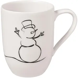 Villeroy & Boch, Tasse, Becher mit Henkel XMAS Statement Lines (290 ml, 6x)