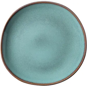 Villeroy & Boch Frühstücksteller Lave glacé, Teller, Blau, Türkis