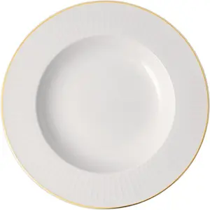 Villeroy & Boch Na, Teller, Gold, Weiss