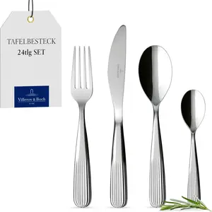Villeroy & Boch Rose Garden Besteckset 24tlg. Tafelbesteck 6 Personen ...