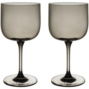 Like. by Villeroy & Boch Like Smoke Weinglas, Set 2tlg 8,5x17cm, Weingläser günstig