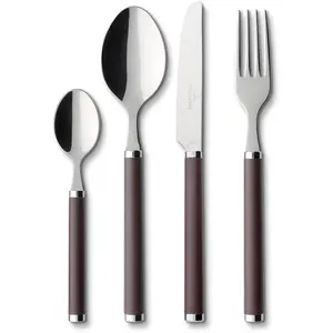 Villeroy & Boch Besteckset Play! - Schokoladenbraun - 24-teilig