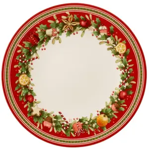 6x Villeroy & Boch Winter Bakery Delight, Teller, Rot günstig