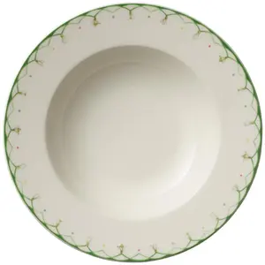 6x Villeroy & Boch Suppenteller Colourful Spring, Teller, Grün günstig