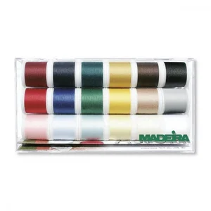 Madeira - Nähgarnbox Aerofil Allesnäher 18 Farben / 200 m Nähgarn, 200 m (Set, 18 Farben) günstig