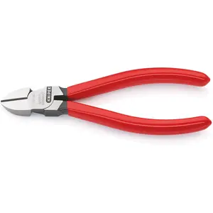 Knipex 70 01 140, Diagonale Zange, 4 mm, Kunststoff, Stahl, Kunststoff, Stahl, Rot, 140 mm günstig