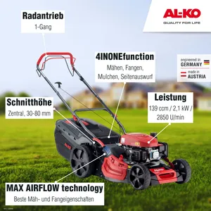 AL-KO Benzin-Rasenmäher Comfort 51.0 SP-A (51 cm Schnittbreite, 2.1 kW...