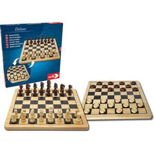Noris Deluxe Holz - Schach & Dame 606104577