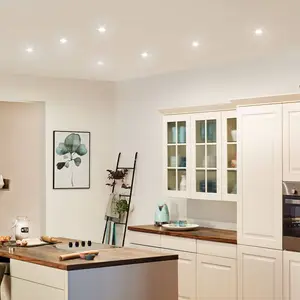 Paulmann Nova LED-Einbauspot 3er rund starr alu günstig