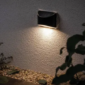 Paulmann LED-Solar-Wandlampe Elliot, anthrazit, IP44