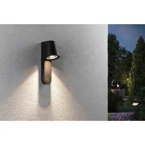 Paulmann LED-Außenwandleuchte Caissa, Aluminium, Sensor