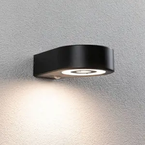 Paulmann LED-Sensor-Wandlampe Silma anthrazit 1-flammig IP44