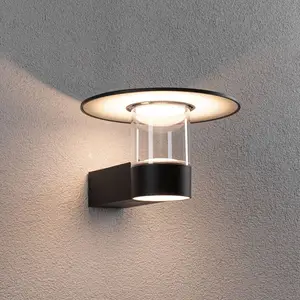 Paulmann LED-Außenwandleuchte Sienna, Aluminium, Sensor