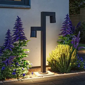Paulmann LED-Wegeleuchte Kimu 2, anthrazit, 2.200 K, IP44