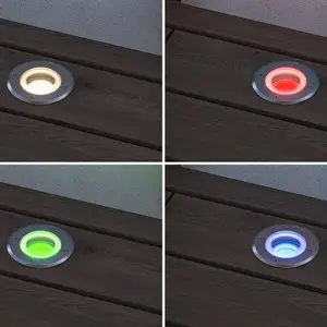 Paulmann LED-Bodeneinbauleuchte Floor, rund, RGBW, zigbee