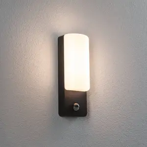 Paulmann LED-Außenwandlampe Bonnie, Alu, anthrazit, Sensor