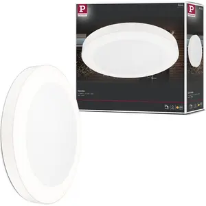 Paulmann LED Deckenleuchte Circula Dämmerungsgesteuerter Bewegungsmelder (IR) seewasserresistent