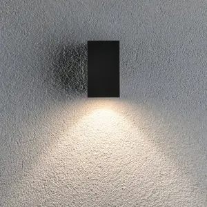 Paulmann Flame Außenwandlampe 1fl 10,3cm anthrazit
