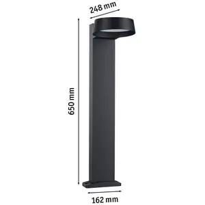 Paulmann LED-Wegelampe Capea Grand, anthrazit, 65 cm, IP44