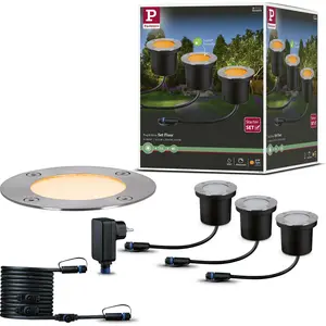 Paulmann Plug & Shine LED Bodeneinbauleuchte Floor Basisset insektenfr...