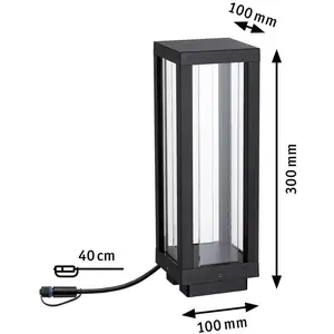 Paulmann Plug & Shine LED-Sockelleuchte Classic Lantern RGBW