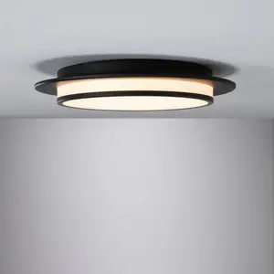 Paulmann Egron LED-Deckenlampe 3-step-dim, schwarz