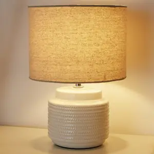 Pauleen Bright Soul Tischlampe mit Keramikfuß