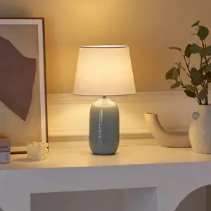 Paulmann Pauleen Glowing Hug Tischleuchte, weiß/graublau günstig