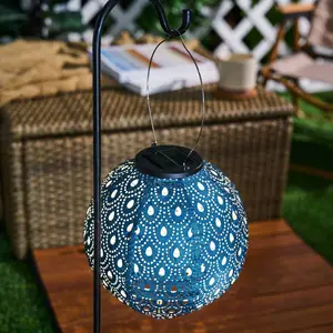 Pauleen Sunshine Charm LED-Solar-Dekoleuchte blau