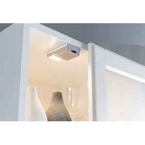 Paulmann LED Unterbauleuchte Schrankleuchte SnapLED 53x95mm 25lm 2700K Silber, LED fest integriert, Warmweiß