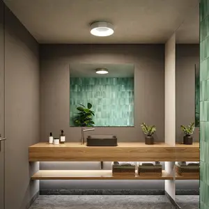 Paulmann HomeSpa Casca LED-Deckenlampe, weiß/Alu, IP44