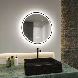 Paulmann Mirra Wandspiegel Ø59cm CCT dim schwarz günstig