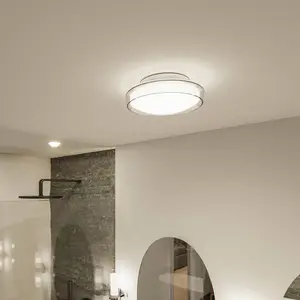 Paulmann Luena LED-Deckenleuchte, IP44, chrom, Ø 25 cm günstig