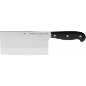 WMF Chinesisches Kochmesser SPITZENKLASSE PLUS Schwarz, Küchenmesser, Silber