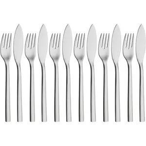 WMF Fischbesteck Fischmesser Fischgabel Fischset Nuova 12tlg Edelstahl... günstig
