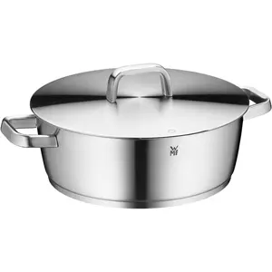 WMF Bräter stahlgrau, Pfanne + Kochtopf, Grau, Silber