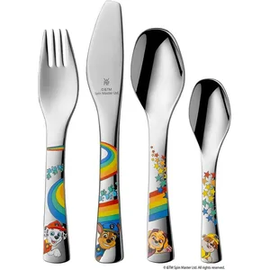WMF Kinderbesteck-Set für den Familientisch, 4-teilig mit PAW Patrol-M...