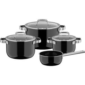 WMF Fusiontec Mineral Pro Topf- und Pfannenset 4-teilig Schwarz günstig