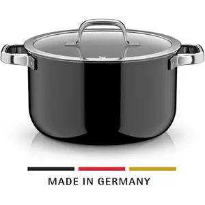 WMF Fusiontec Mineral Pro Kochtopf mit Deckel, 24 cm, Black 05.1866.52...